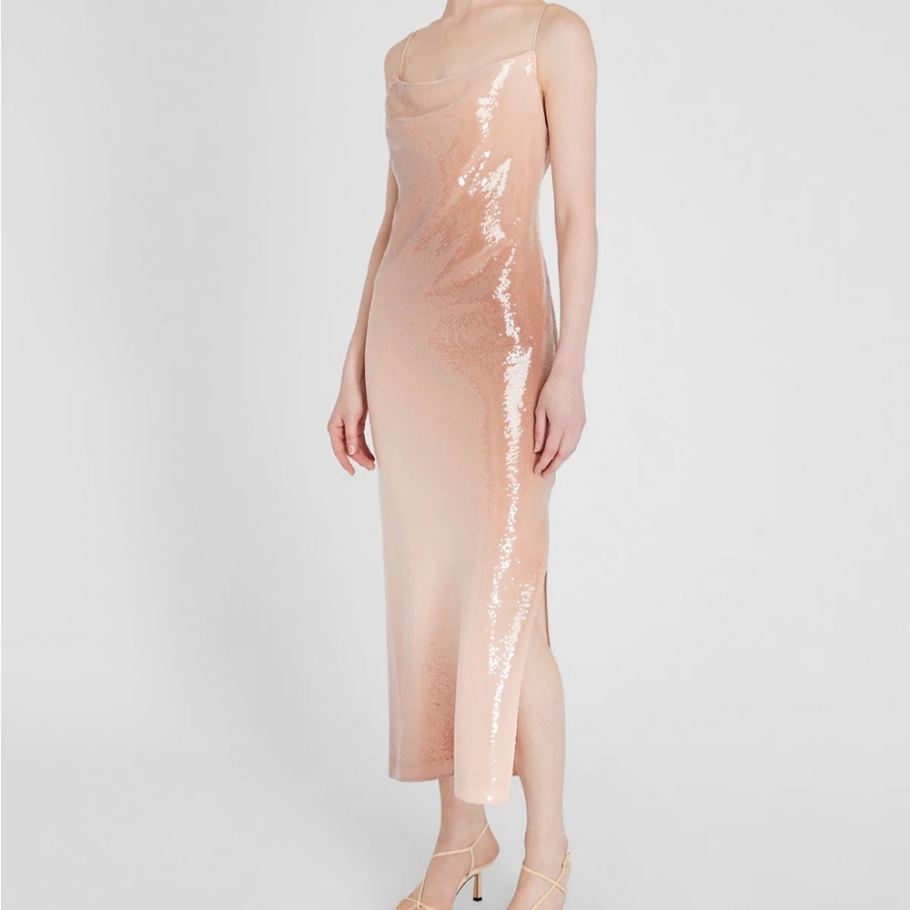 Club Monaco Sequin Maxi Slip Dress